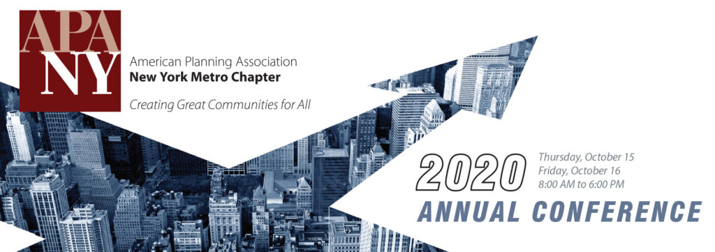 American Planning Association NY Metro Chapter 2020 Annual Conference Banner